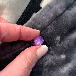 Purple bracelet Charm